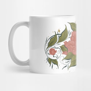 Chrysanthemum Botanical Whimsigoth Design Mug